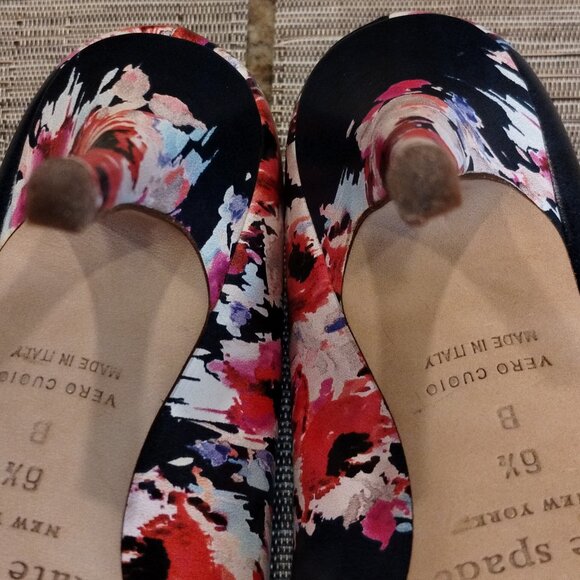 Kate Spade Floral Pumps Size 6.5 - Picture 8 of 12